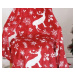 Mikroplyšová deka Homa Christmas Deer 150x200 cm Mikroplyšová deka Homa Christmas Deer 150x200 c