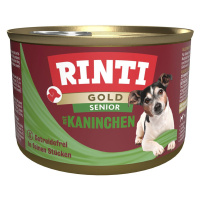 Rinti Gold Senior s jemnými kousky králičího masa 12 × 185 g