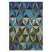 Flair Rugs koberce Kusový koberec Illusion Reverie Blue - 120x170 cm