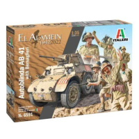 Model Kit military 6591 - AB 41 with Bersaglieri Italian Infantry (1:35)