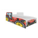 Dětská postel - Traktor Barva korpusu: Červená, Rozměr: 160 x 80 cm