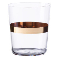 Poháry Tumbler s pruhem ve zlaté barvě 440 ml set 6 ks – 21st Century Glas Lunasol META Glass