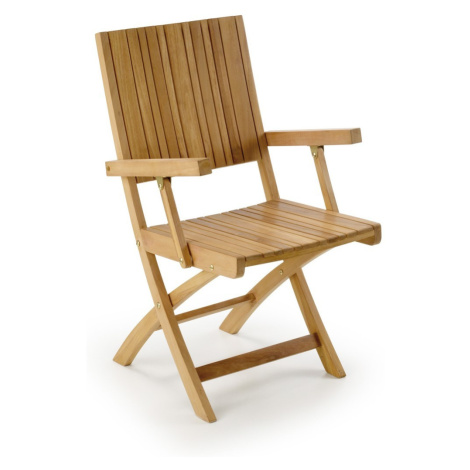 Estila Designová židle z teakového dřeva