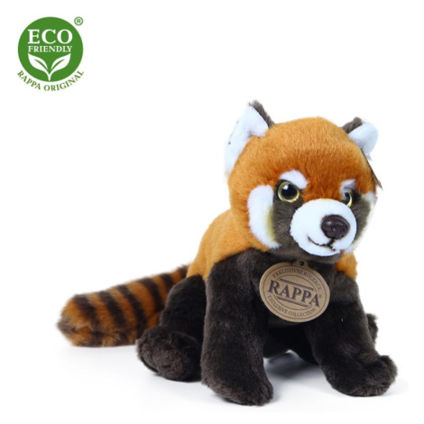 RAPPA Plyšová panda červená 20 cm ECO-FRIENDLY