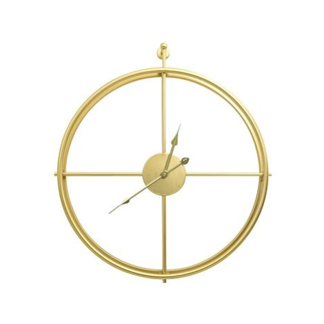Nástěnné hodiny zlaté 52 cm železo 325170 SHUMEE