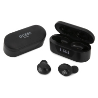 Guess True Wireless Classic Logo BT5.0 5H Stereo Earphones, černá