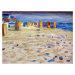 Obraz - reprodukce 40x30 cm Holland - Beach Chairs, Wassily Kandinsky – Fedkolor