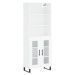 vidaXL Skříň highboard bílá 69,5 x 34 x 180 cm kompozitní dřevo