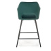 HALMAR Barová židle STOOL H107 zelená