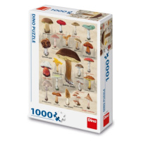 Puzzle Houby koláž 1000 dílků DINO