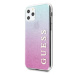 Guess GUHCN65PCUGLPBL hard silikonové pouzdro iPhone 11 Pro Max Pink-blue Glitter Gradient