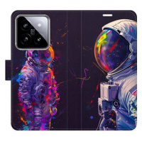 iSaprio Flip pouzdro Neon Astronaut 02 pro Xiaomi 14