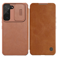 Nillkin Qin Leather Pro pouzdro pro Samsung Galaxy S22+ (S22 Plus) kryt fotoaparátu pouzdro flip