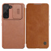 Nillkin Qin Leather Pro pouzdro pro Samsung Galaxy S22+ (S22 Plus) kryt fotoaparátu pouzdro flip