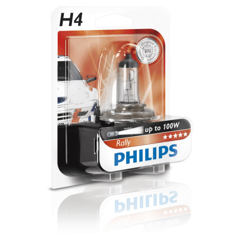 Philips H4 Rally 12V 100/90W P43t-38 1ks blistr 12569RAB1