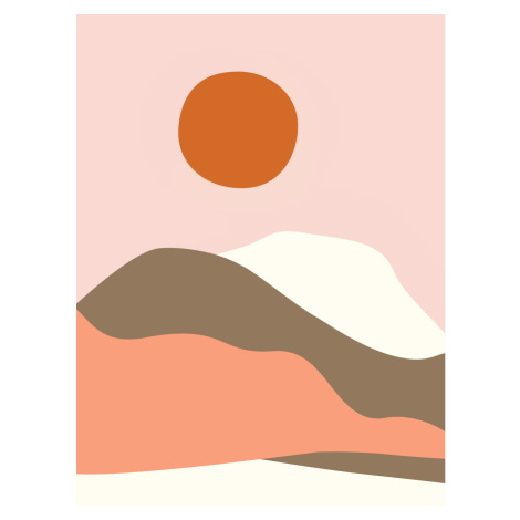 Ilustrace Graphic Desert, Sisi & Seb, (30 x 40 cm)