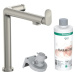 Dřezová baterie Hansgrohe Aqittura bez výpusti nerez 76802800