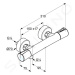 KLUDI Zenta SL Termostatická sprchová baterie, matná černá 351003938