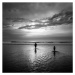 Fotografie A father and son wade into, Cavan Images, 40 × 40 cm