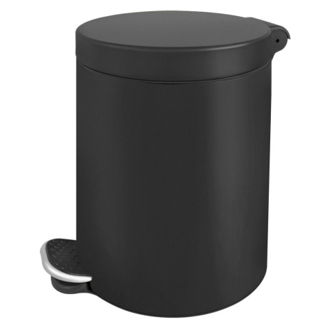 HOPA Pedálový odpadkový koš 5l, kov, černá barva KD02031788