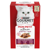 Gourmet Mon Petit 48 x 50 g - 36 + 12 zdarma - mix různých druhů mas