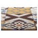 Hanse Home Collection koberce Běhoun Cappuccino 105881 Mosaik Brown Multicolored - 75x150 cm