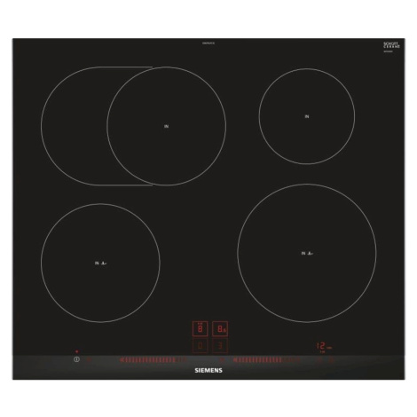 Siemens iQ300 indukční varná deska, 60 cm, černá EH675LFC1E