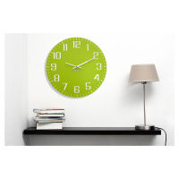 Zelené nástěnné hodiny pro děti