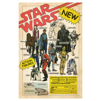 Plakát, Obraz - Star Wars - Action Figures, (61 x 91.5 cm)
