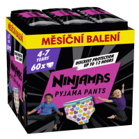 Ninjamas Pyjama Pants srdíčka 4–7 let pyžamové kalhotky 60 ks