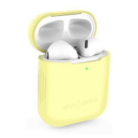 AlzaGuard Skinny Silicone Case pro AirPods 1. a 2. generace žluté