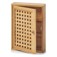 ZELLER Skříňka na klíče bambus 19 × 6 × 27 cm