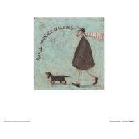 Umělecký tisk Sam Toft - Small Sausage Walking, 30 × 30 cm