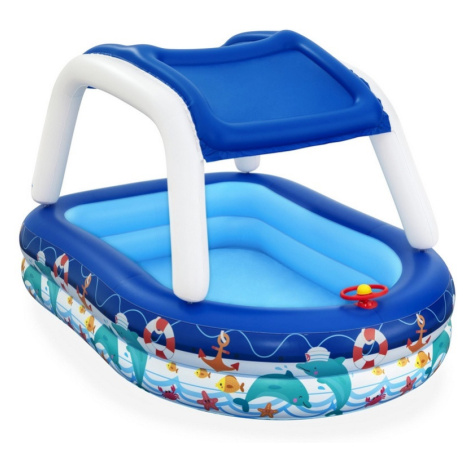 Modré dětské nafukovací bazény