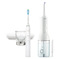 Philips Sonicare DiamondClean HX3866/41 + Power Flosser White ústní sprcha Combo Pack