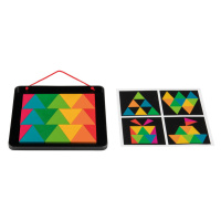 Playtive Kreativní magnetická tabule (trojúhelník)