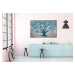 Obraz na plátně TURQUOISE TREE různé rozměry Ludesign ludesign obrazy: 70x50 cm