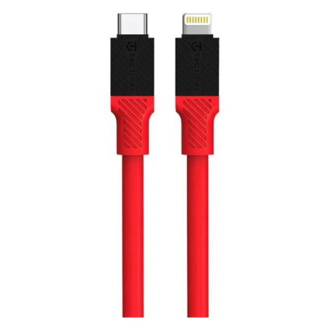 Kabel Tactical Fat Man Cable USB-C/Lightning, červená