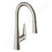 Hansgrohe 73851800 - Dřezová baterie M5116-H200 s výsuvnou sprškou, sBOX, vzhled nerezu