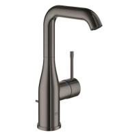 Vysoká umyvadlová baterie Grohe Essence New s otočným raménkem Hard Graphite 32628A01