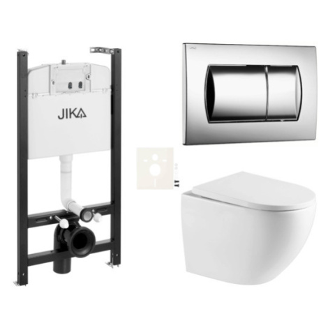 Závěsný wc set do lehkých stěn / předstěnová SAT SIKOJSREX67CR