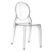 ArtD Jídelní židle MIA | transparentní