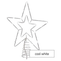 EMOS Standard LED spojovací vánoční hvězda, 28,5 cm, venkovní i vnitřní, studená bílá D1ZC01