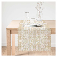 Běhoun na stůl Minimalist Cushion Covers Beige Ethnic, 45 x 140 cm
