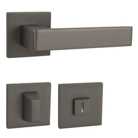 Klika Naturel Hit titan matná WC klíč HITHRSQ6TWC