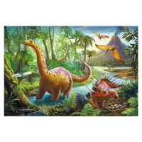 Trefl Puzzle Dinosauři na cestách / 60 dílků