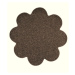 Vopi koberce Kusový koberec Eton hnědý květina - 160x160 kytka cm