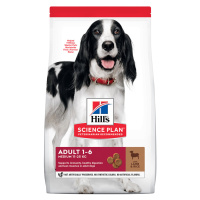 Hill's Science Plan Canine Adult 1-6 Medium Lamb & Rice - výhodné balení 2 x 14 kg