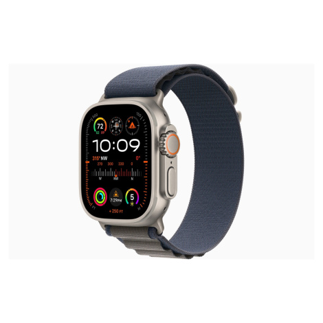 Apple Watch Ultra 2/49mm/Titan/Sport Band/Blue Alpine/Medium