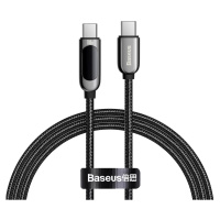 Kabel Baseus Display Cable USB-C to Type-C 100W 1m (black)